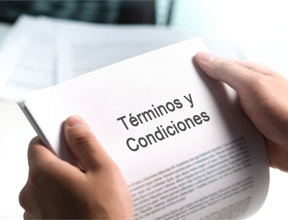 Terminos y condiciones